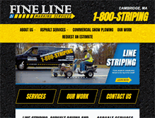 Tablet Screenshot of finelinemarkingservices.com